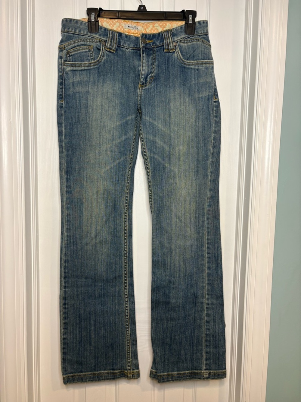 Oakley vintage y2k bootcut jeans intentional fade low rise size 10 inseam 33